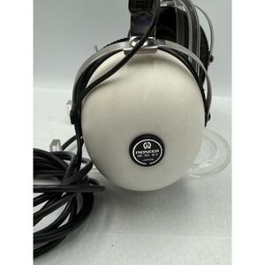 Pioneer SE-30 wired headphones 1/4" jack vintage UNTESTED white/black Japan